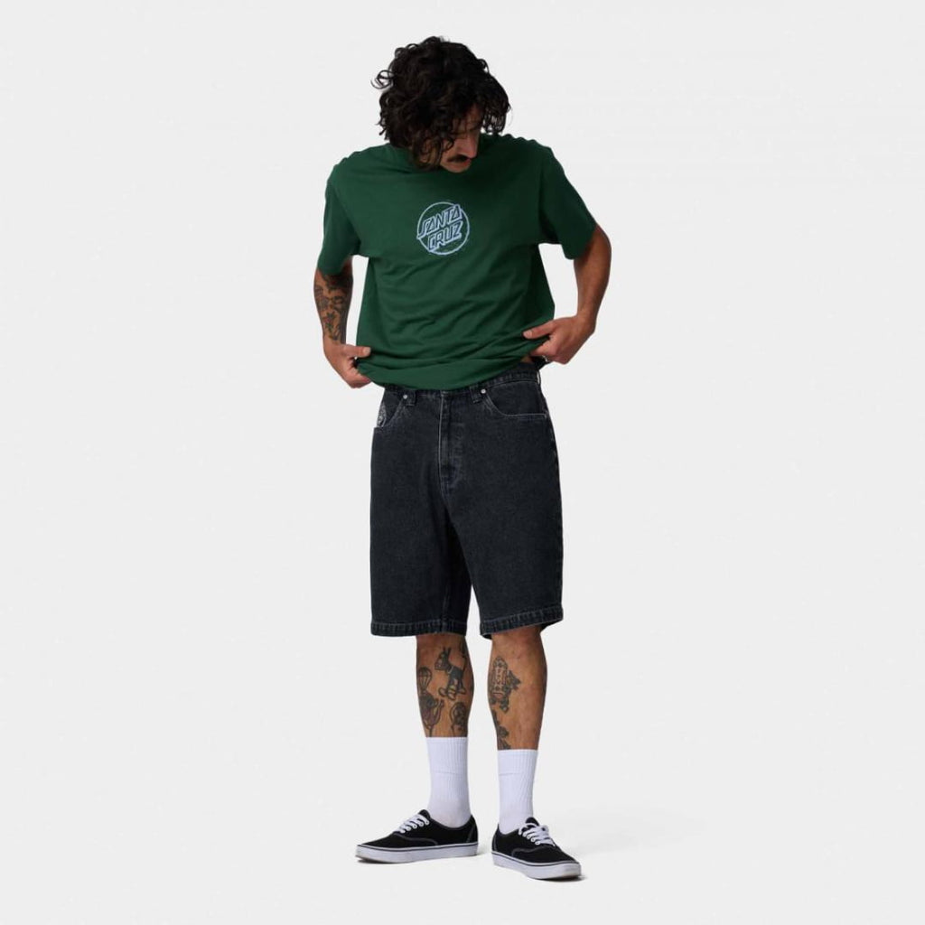 Short Santa Cruz Stamped Big Black - Insidshop.com