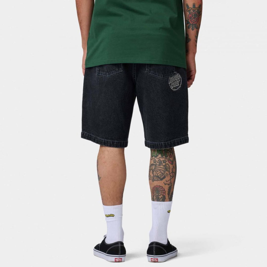Short Santa Cruz Stamped Big Black - Insidshop.com