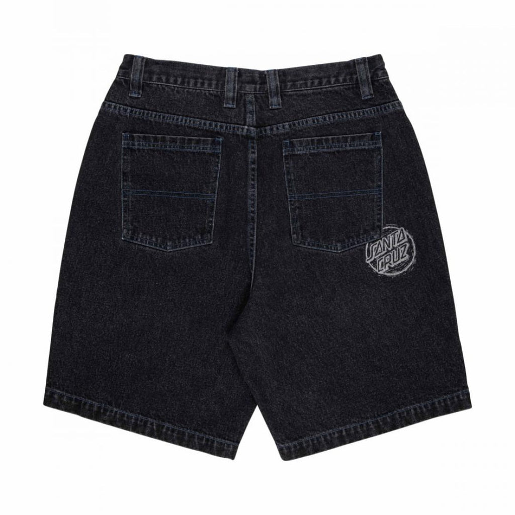 Short Santa Cruz Stamped Big Black - Insidshop.com