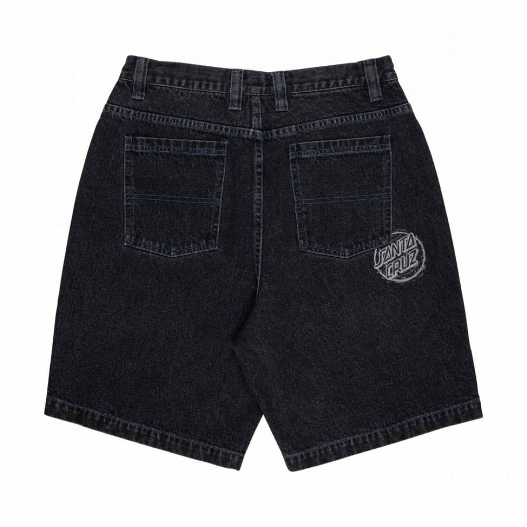 Short Santa Cruz Stamped Big Black - Insidshop.com