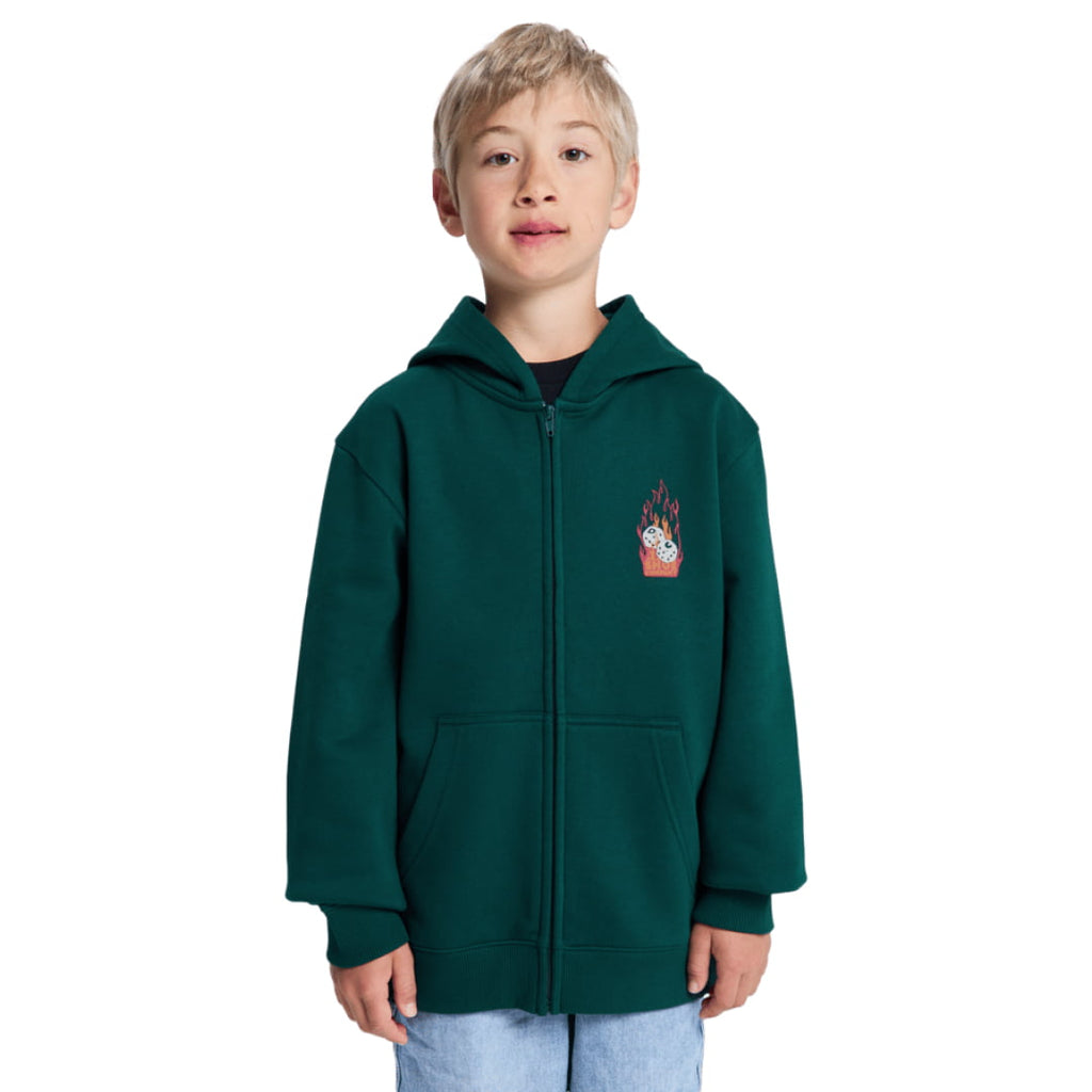Sweat à Capuche DCShoes Burning Dice Youth ZH Ponderosa