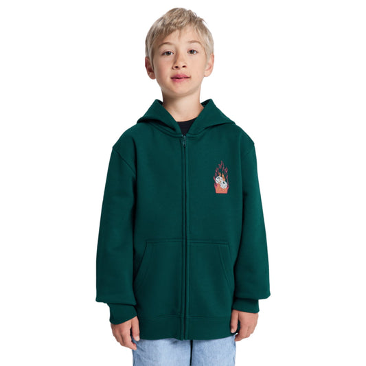 Sweat à Capuche DCShoes Burning Dice Youth ZH Ponderosa