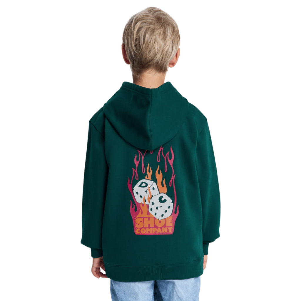 Sweat à Capuche DCShoes Burning Dice Youth ZH Ponderosa