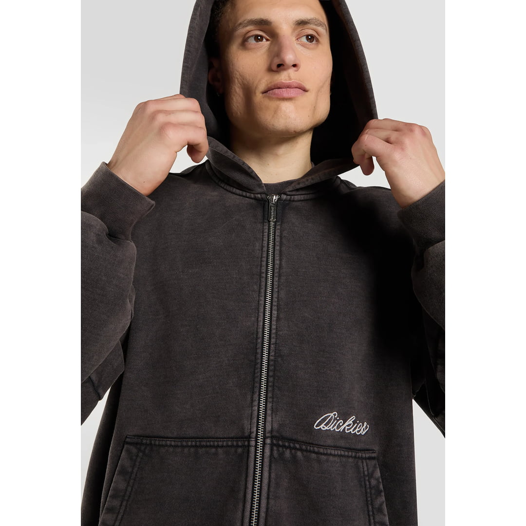 Sweat à Capuche Dickies Baker Zipped Black - Insidshop.com