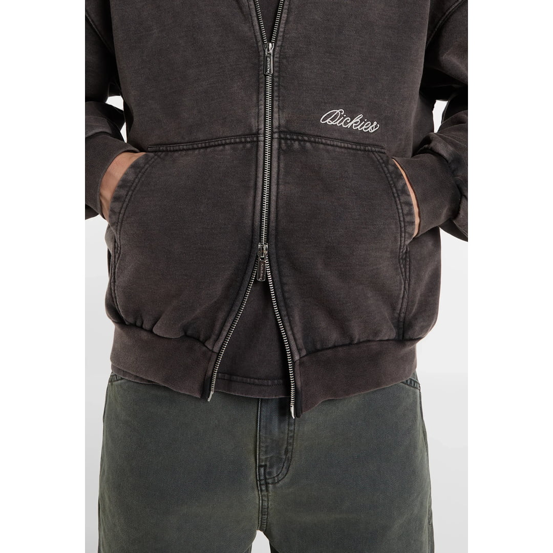 Sweat à Capuche Dickies Baker Zipped Black - Insidshop.com