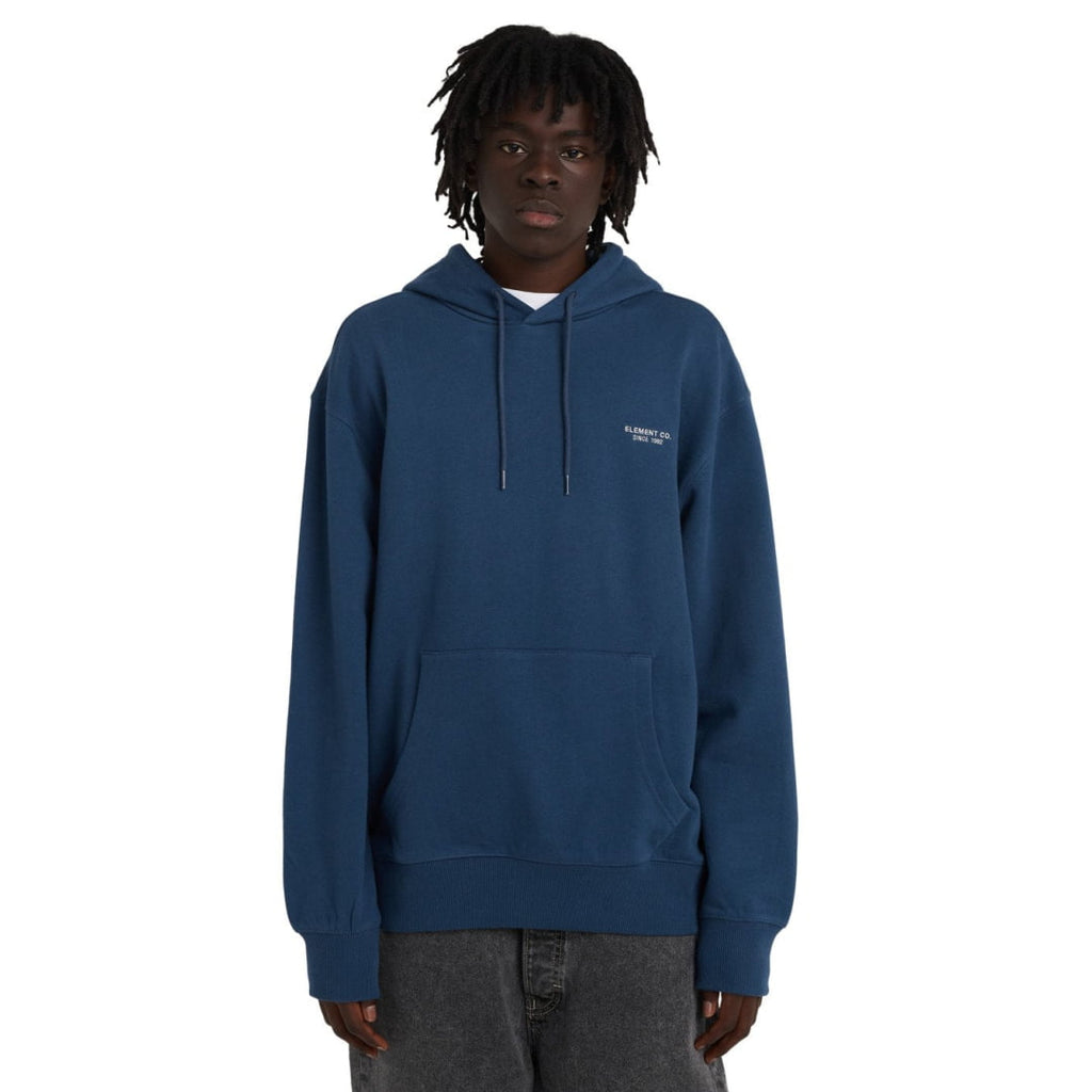 Sweat à Capuche Element CO EMB PO Dark Denim - co Emb Po