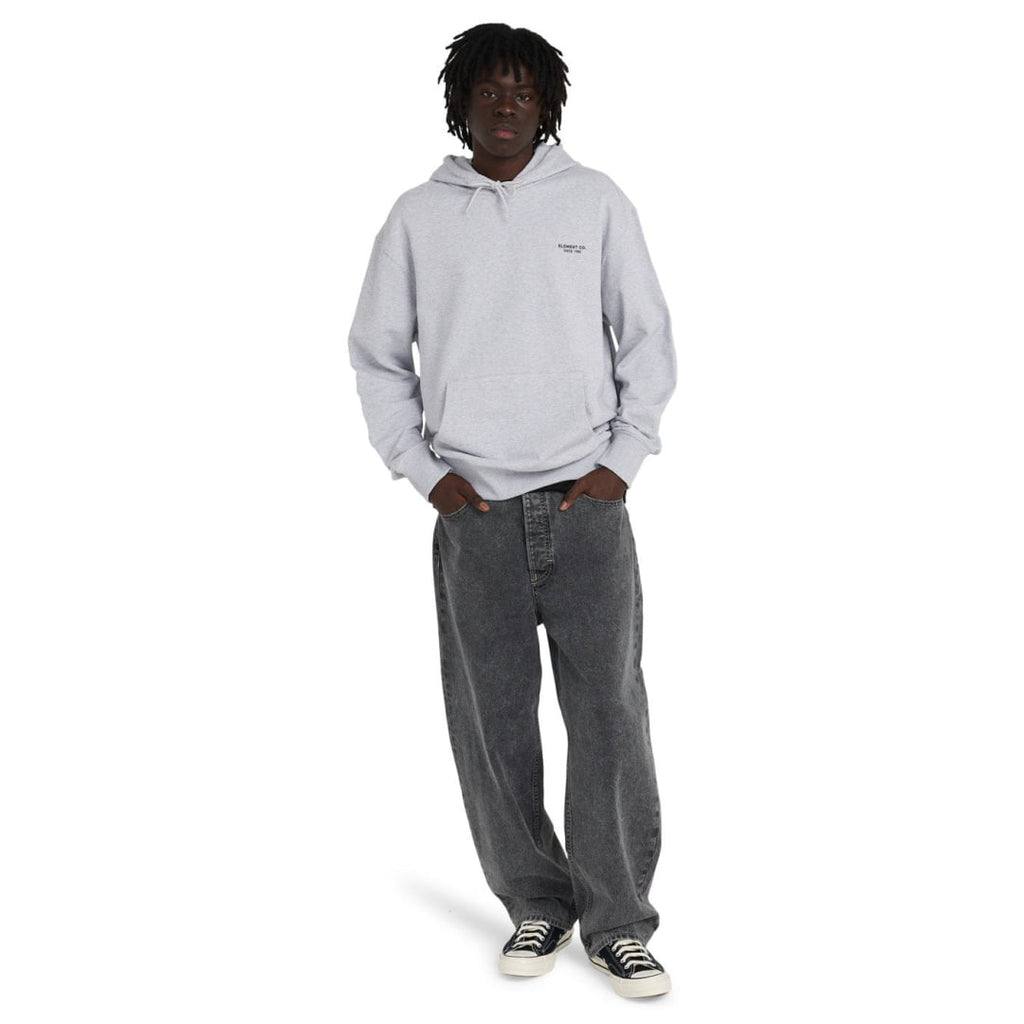 Sweat à Capuche Element CO EMB PO Mid Grey Heather - co Emb