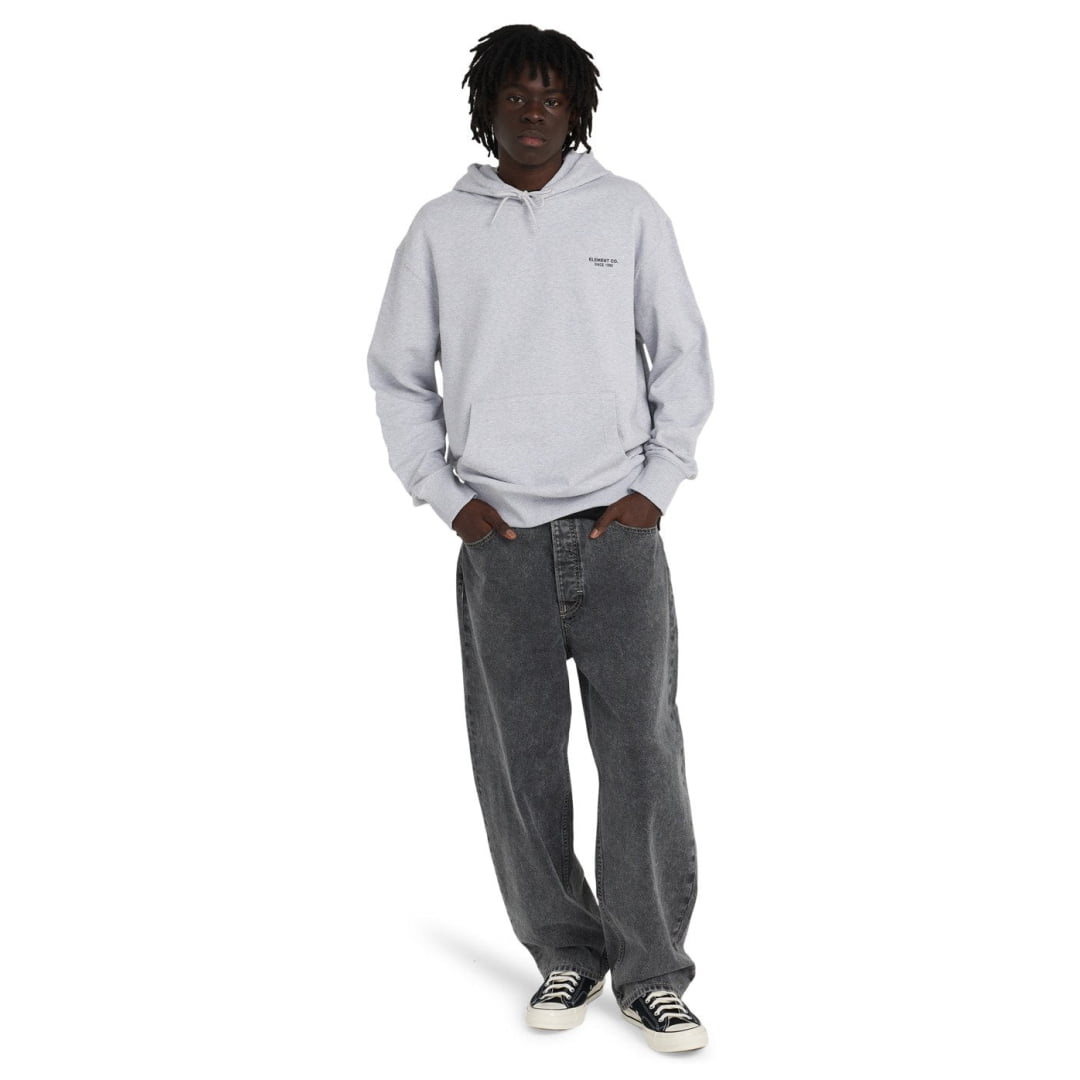 Sweat à Capuche Element CO EMB PO Mid Grey Heather - co Emb