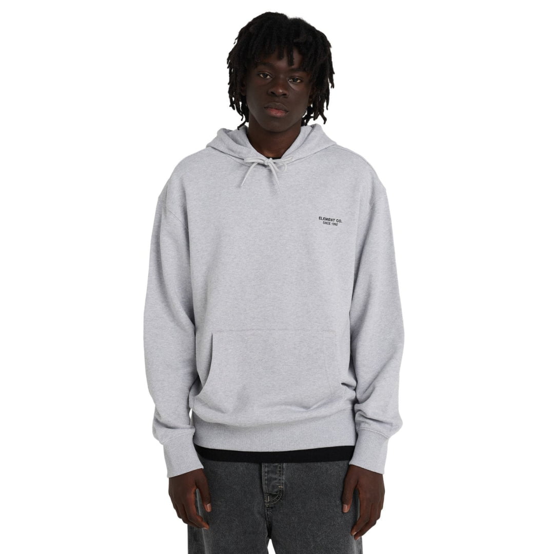 Sweat à Capuche Element CO EMB PO Mid Grey Heather - co Emb