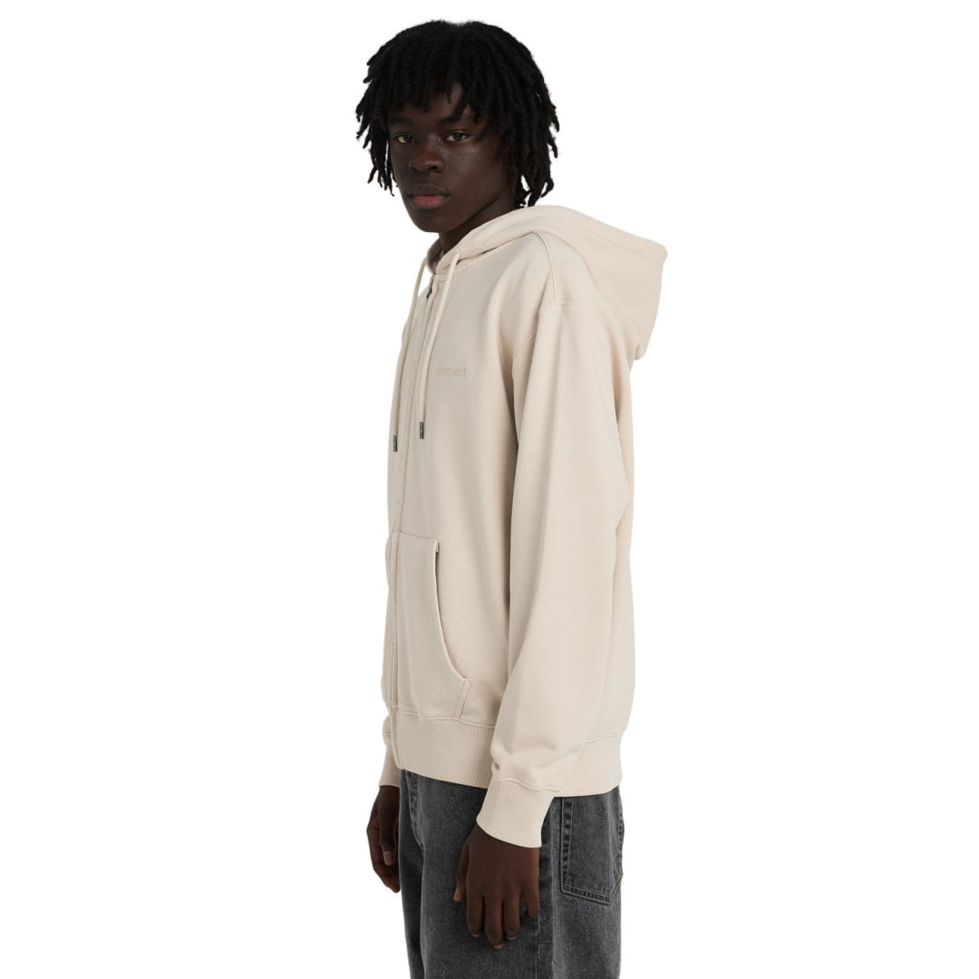 Sweat à Capuche Element Lowcase Pigment Zip Oat Milk