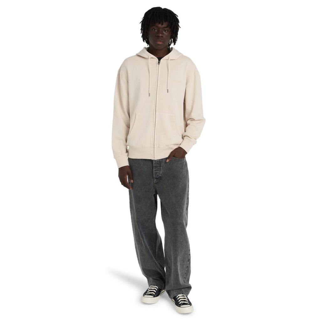 Sweat à Capuche Element Lowcase Pigment Zip Oat Milk