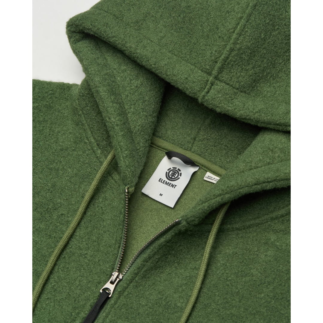 Sweat à Capuche Element Zipped Sefton Bronze Green