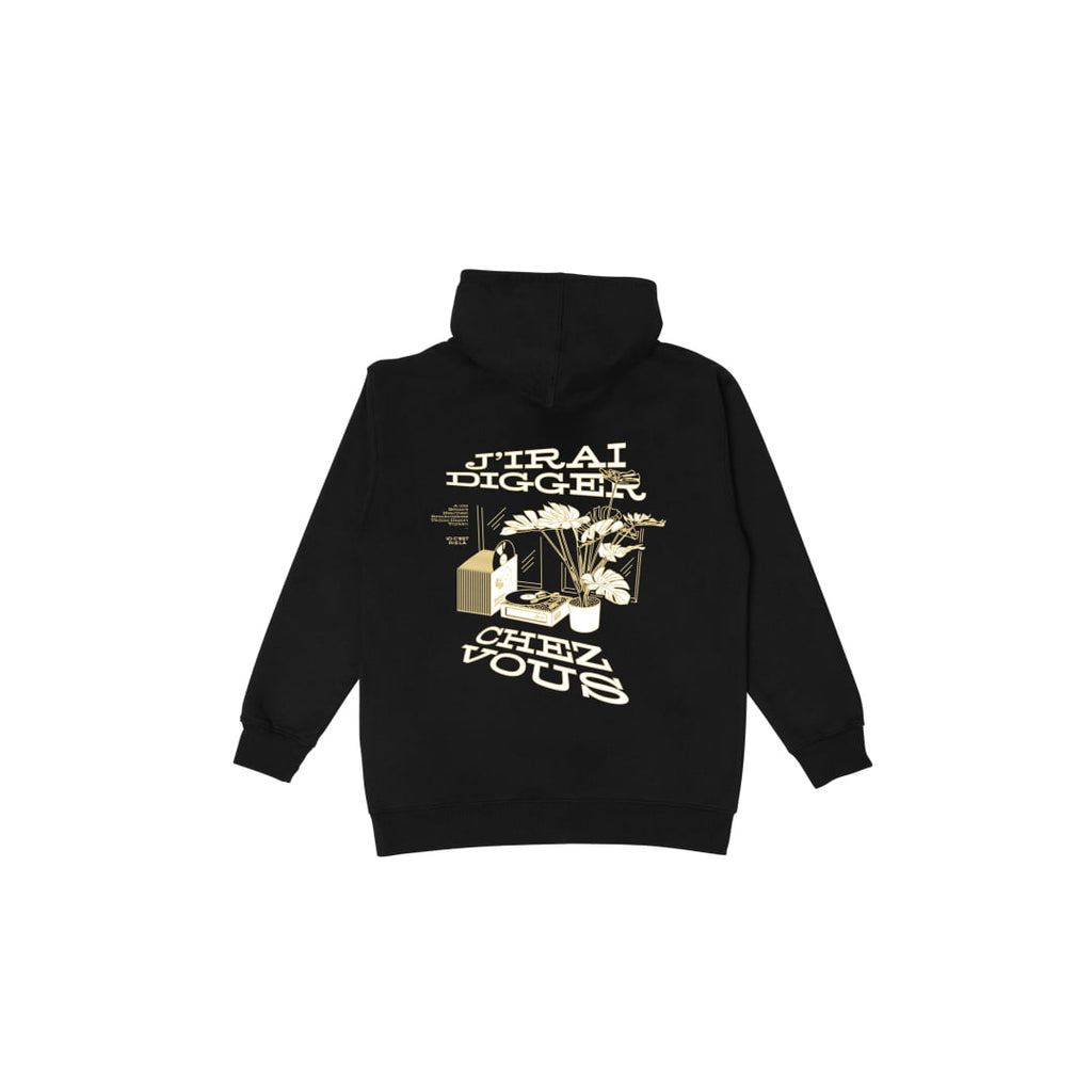 Sweat à Capuche Farci Digger Black - Insidshop.com