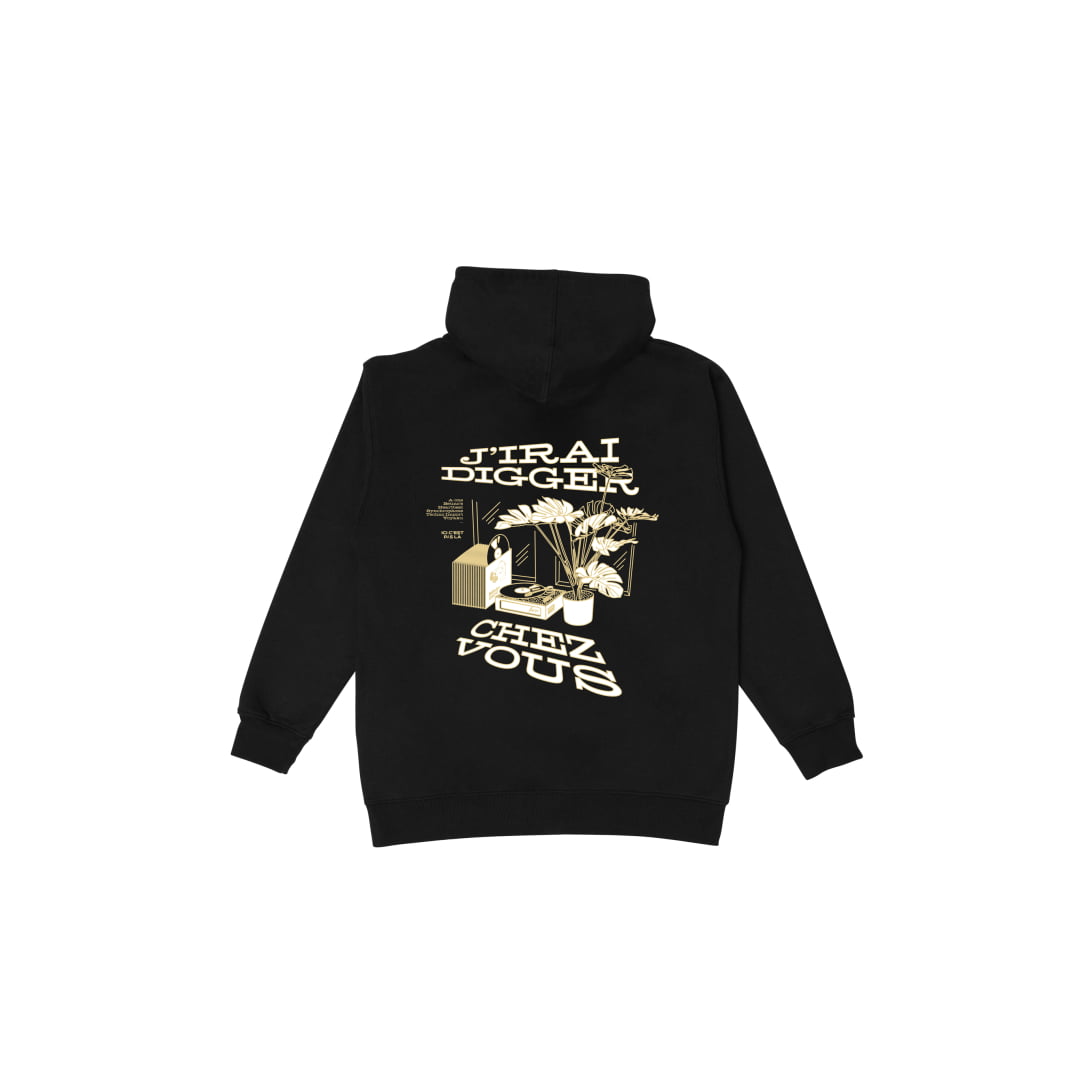 Sweat à Capuche Farci Digger Black - Insidshop.com