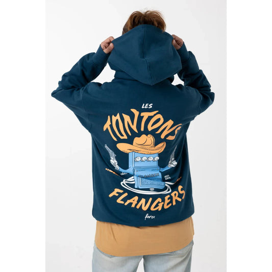 Sweat à Capuche Farci Flanger Blue - Insidshop.com