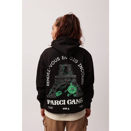 Sweat à Capuche Farci Gang Volume 5 Black - Insidshop.com