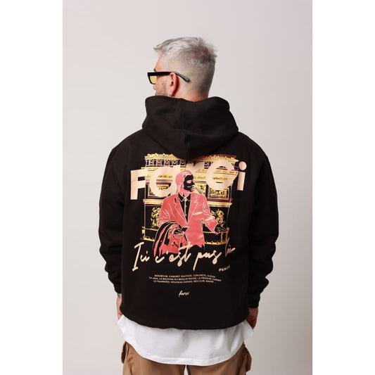 Sweat à Capuche Farci Ici Black - ici - Insidshop.com
