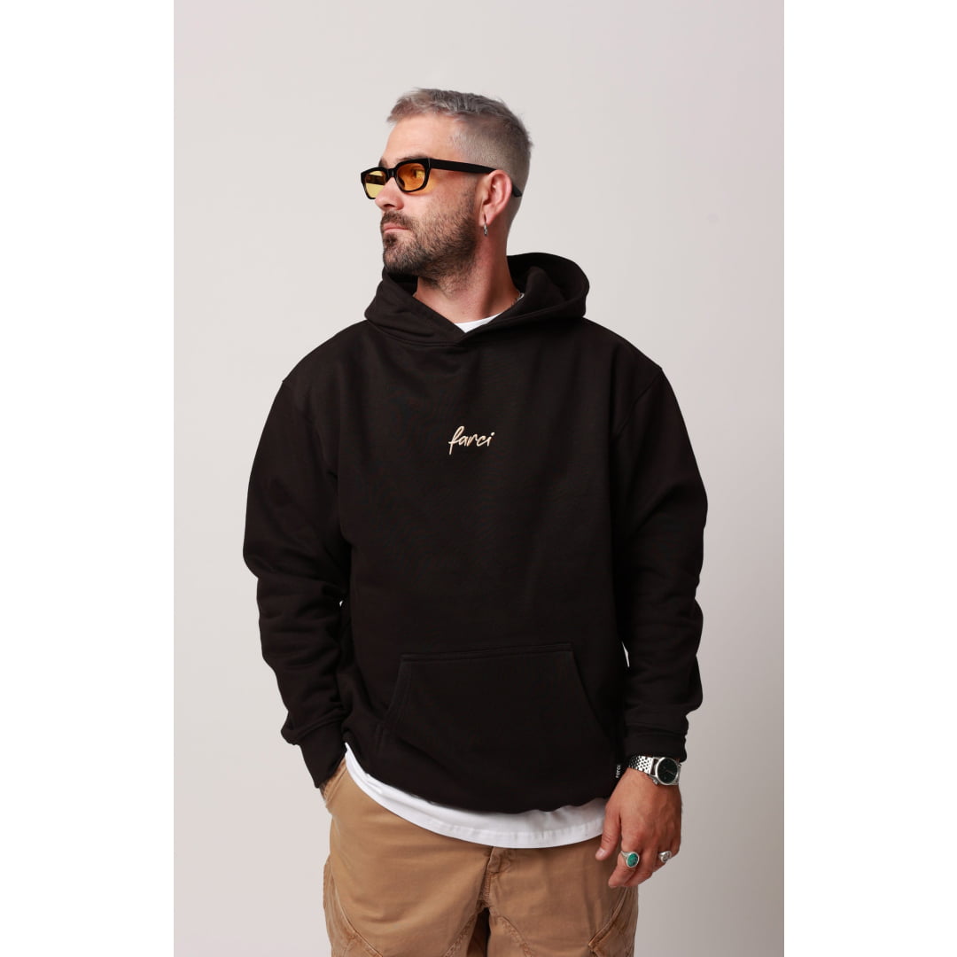 Sweat à Capuche Farci Ici Black - ici - Insidshop.com
