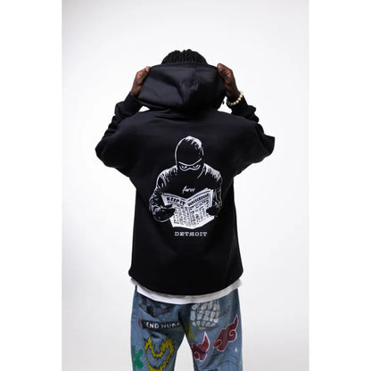 Sweat à Capuche Farci Keep Black Insidshop.com
