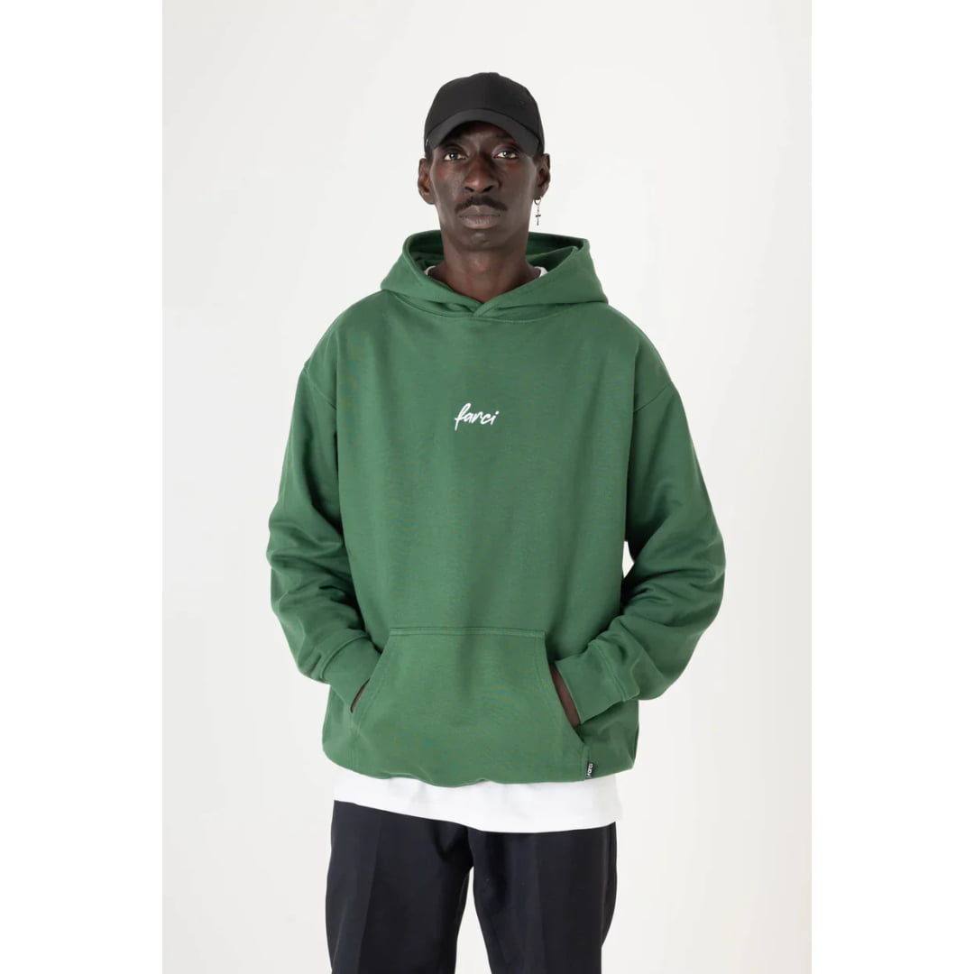 Sweat à Capuche Farci Papy Dark Green - Insidshop.com