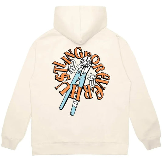 Sweat à Capuche Jacker Crime Time Beige - Insidshop.com