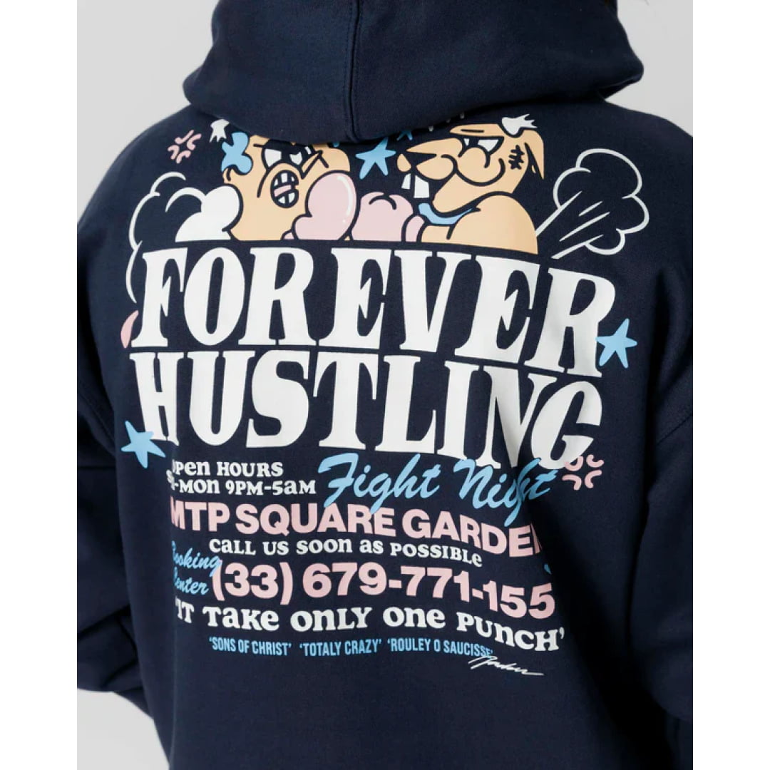 Sweat à Capuche Jacker Fight Navy - Lobster Service Purple