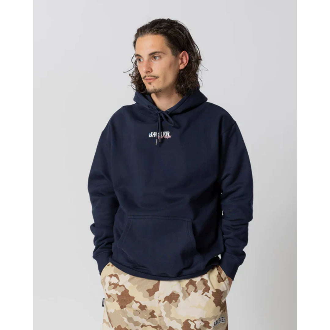 Sweat à Capuche Jacker Fight Navy - Lobster Service Purple