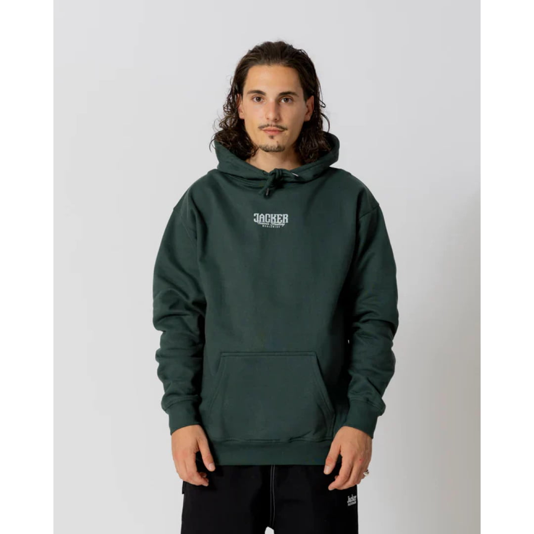 Sweat à Capuche Jacker Gold Digger Green - Lobster Service