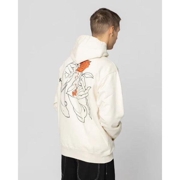 Sweat à Capuche Jacker Holy Roses Beige - Insidshop.com