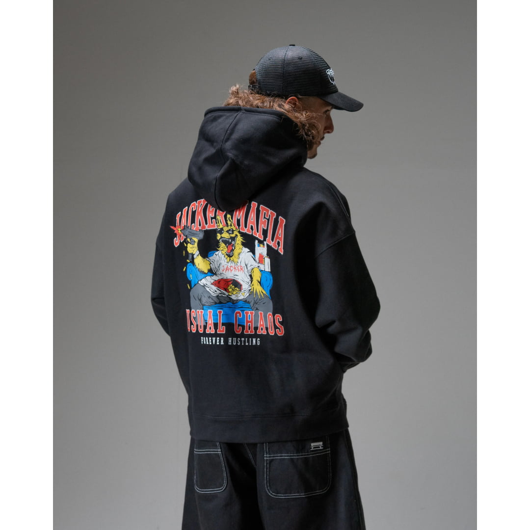 Sweat à Capuche Jacker Instinct Black - Insidshop.com