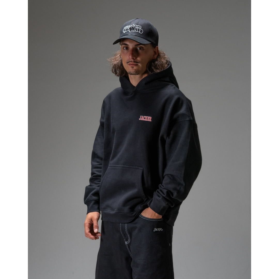 Sweat à Capuche Jacker Instinct Black - Insidshop.com