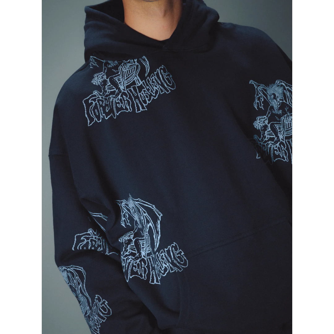 Sweat à Capuche Jacker Karen Washed Black - Insidshop.com