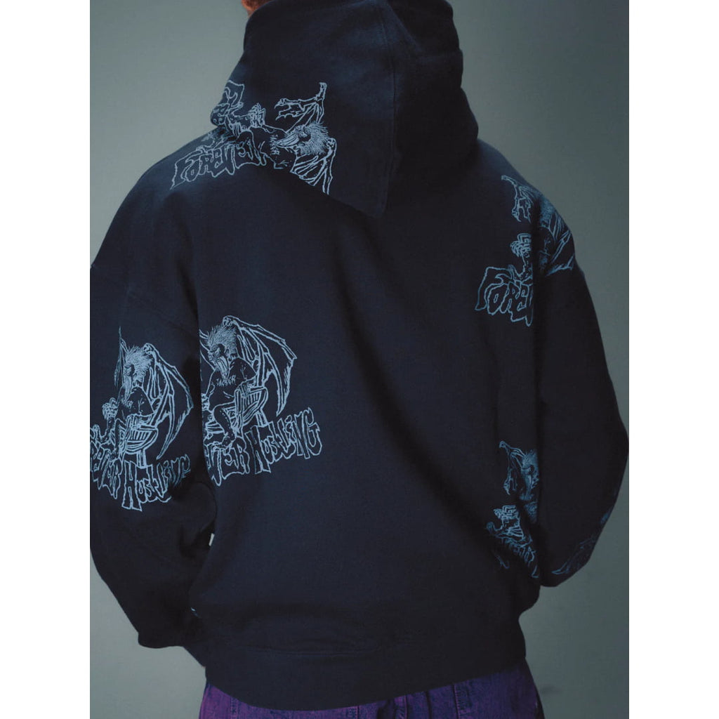 Sweat à Capuche Jacker Karen Washed Black - Insidshop.com