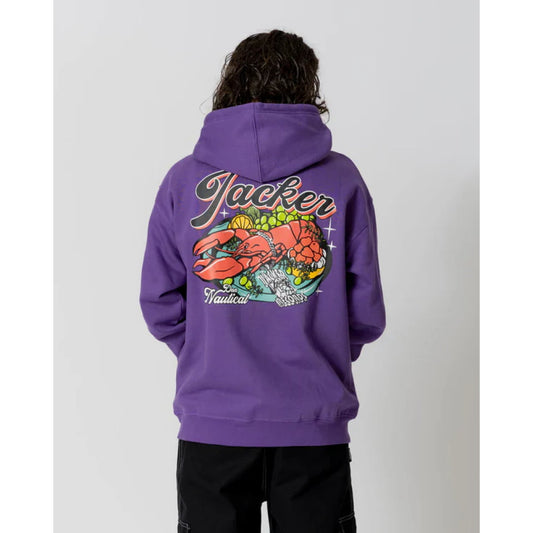 Sweat à Capuche Jacker Lobster Service Purple