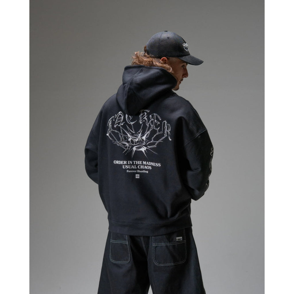 Sweat à Capuche Jacker N°1890 Black - Insidshop.com