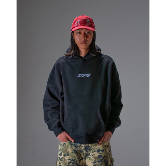Sweat à Capuche Jacker Red Clover Black - Insidshop.com