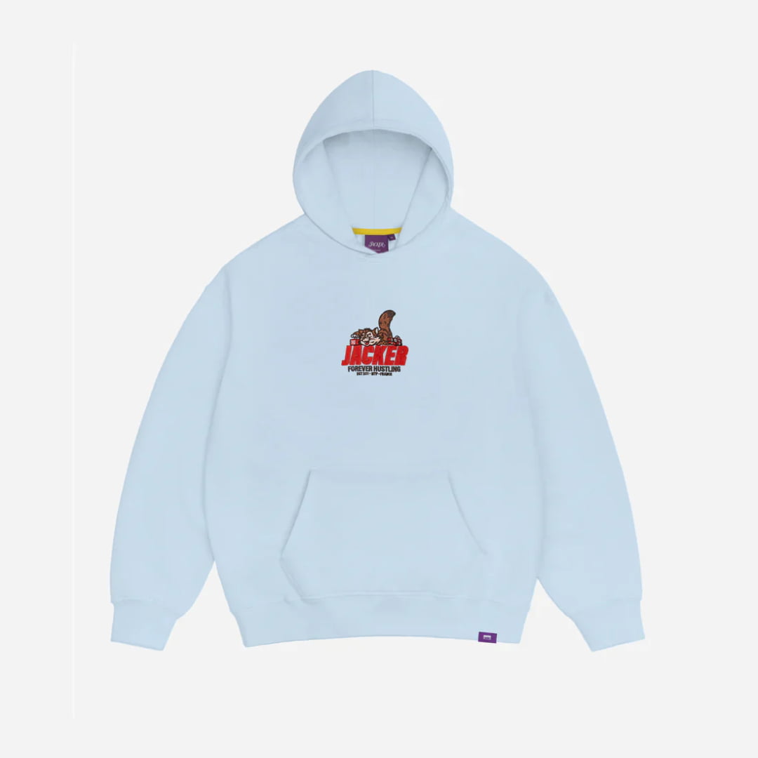 Sweat à Capuche Jacker Squirrel Blue - Blue- Insidshop.com