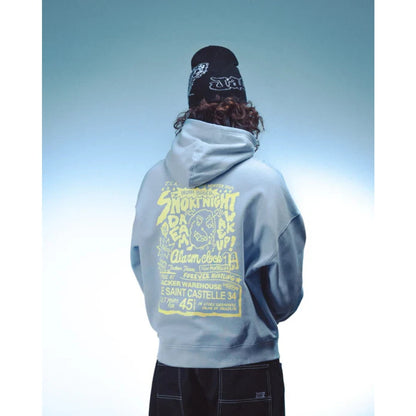 Sweat à Capuche Jacker Wake Up! Blue - Up! - Insidshop.com