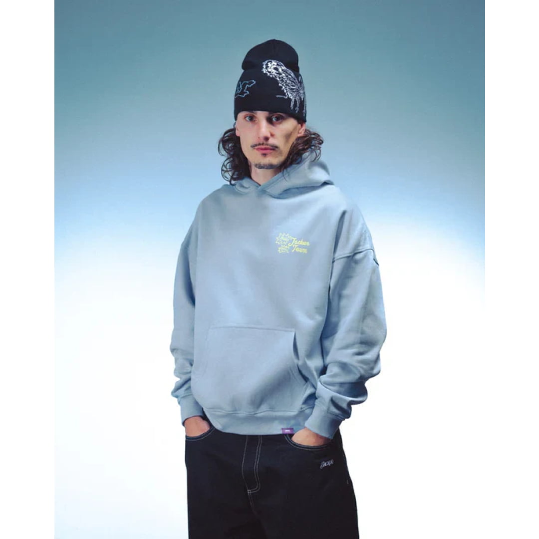 Sweat à Capuche Jacker Wake Up! Blue - Up! - Insidshop.com