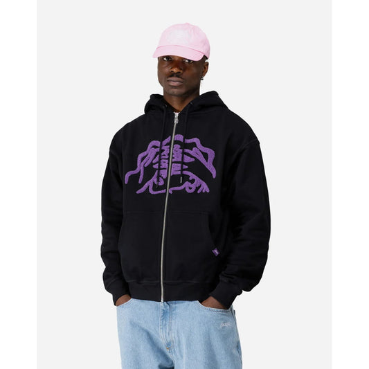 Sweat à Capuche Jacker Warehouse Zip Black - Insidshop.com