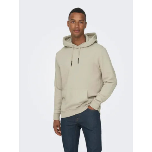 Sweat à Capuche Only & Sons Onsceres Silver Lining