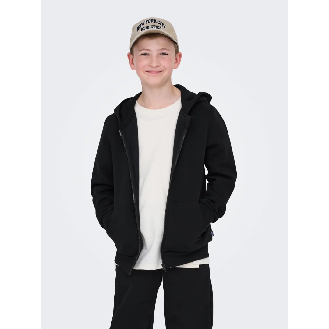 Sweat à Capuche Only & Sons OSJCERES ZIP THR Black