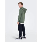 Sweat à Capuche Only & Sons OSJCERES ZIP THR Castor Gray