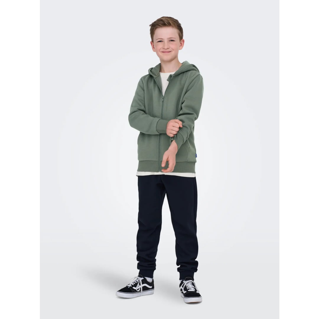 Sweat à Capuche Only & Sons OSJCERES ZIP THR Castor Gray