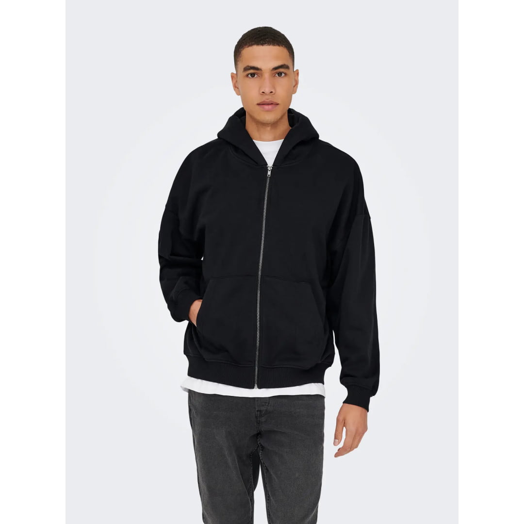 Sweat à Capuche Onsturner VTG Full Zip Black - Vtg