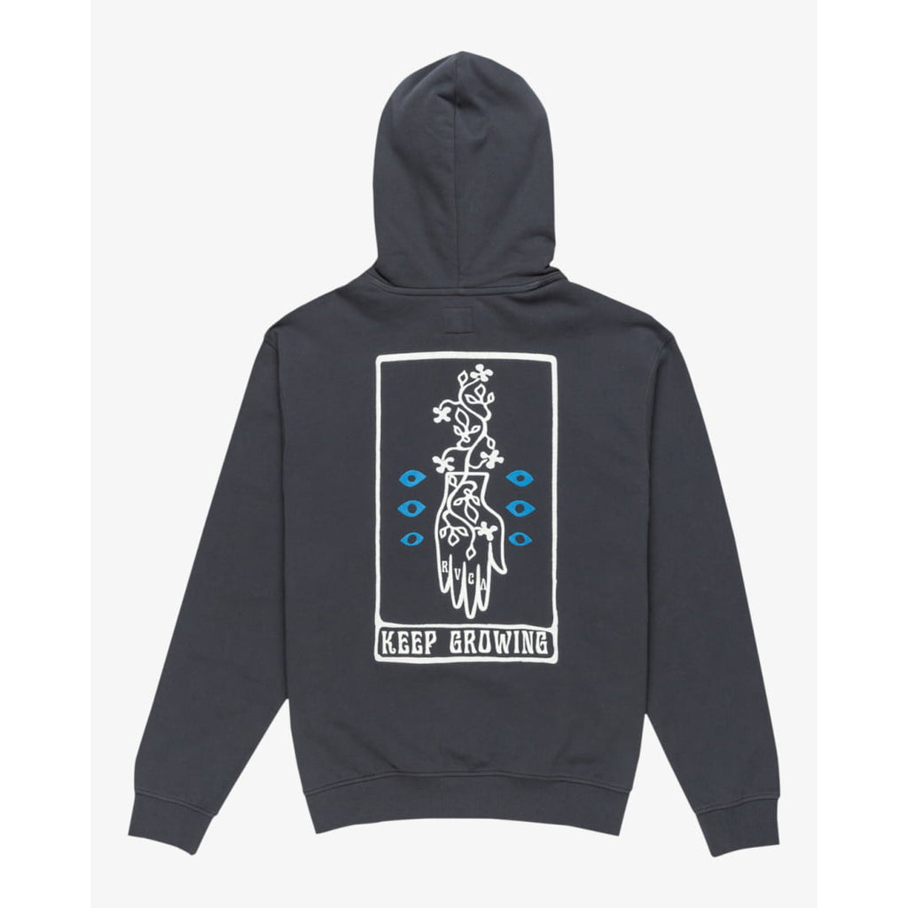 Sweat à Capuche RVCA Keep Growing Garage Blue - Rvca