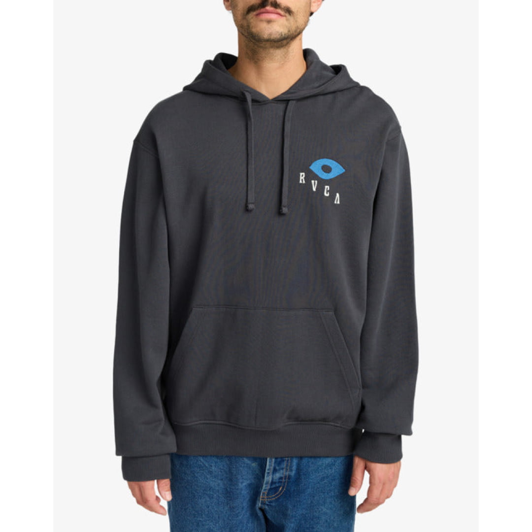 Sweat à Capuche RVCA Keep Growing Garage Blue - Rvca