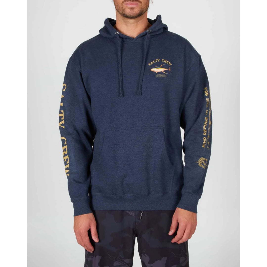 Sweat à Capuche Salty Crew Ahi Mount Navy Heather