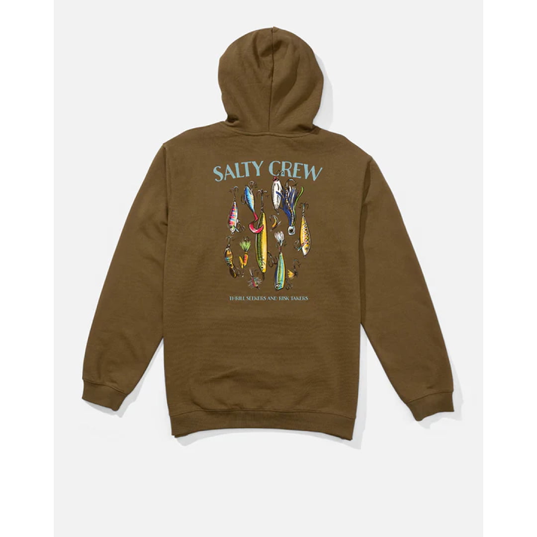 Sweat à Capuche Salty Crew Lure Gear Teak Insidshop.com