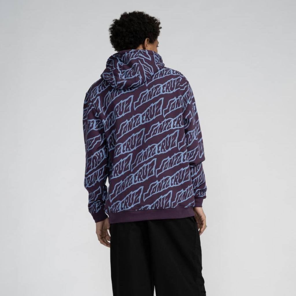 Sweat à Capuche Santa Cruz Creep Repeat Blackcurrant